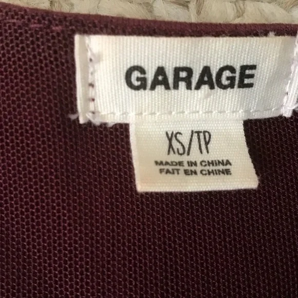 Burgundy Dress with Sheer Mid-Section - Picture 5 of 7